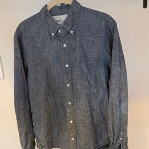 Cotton Blue Chambray Shirt